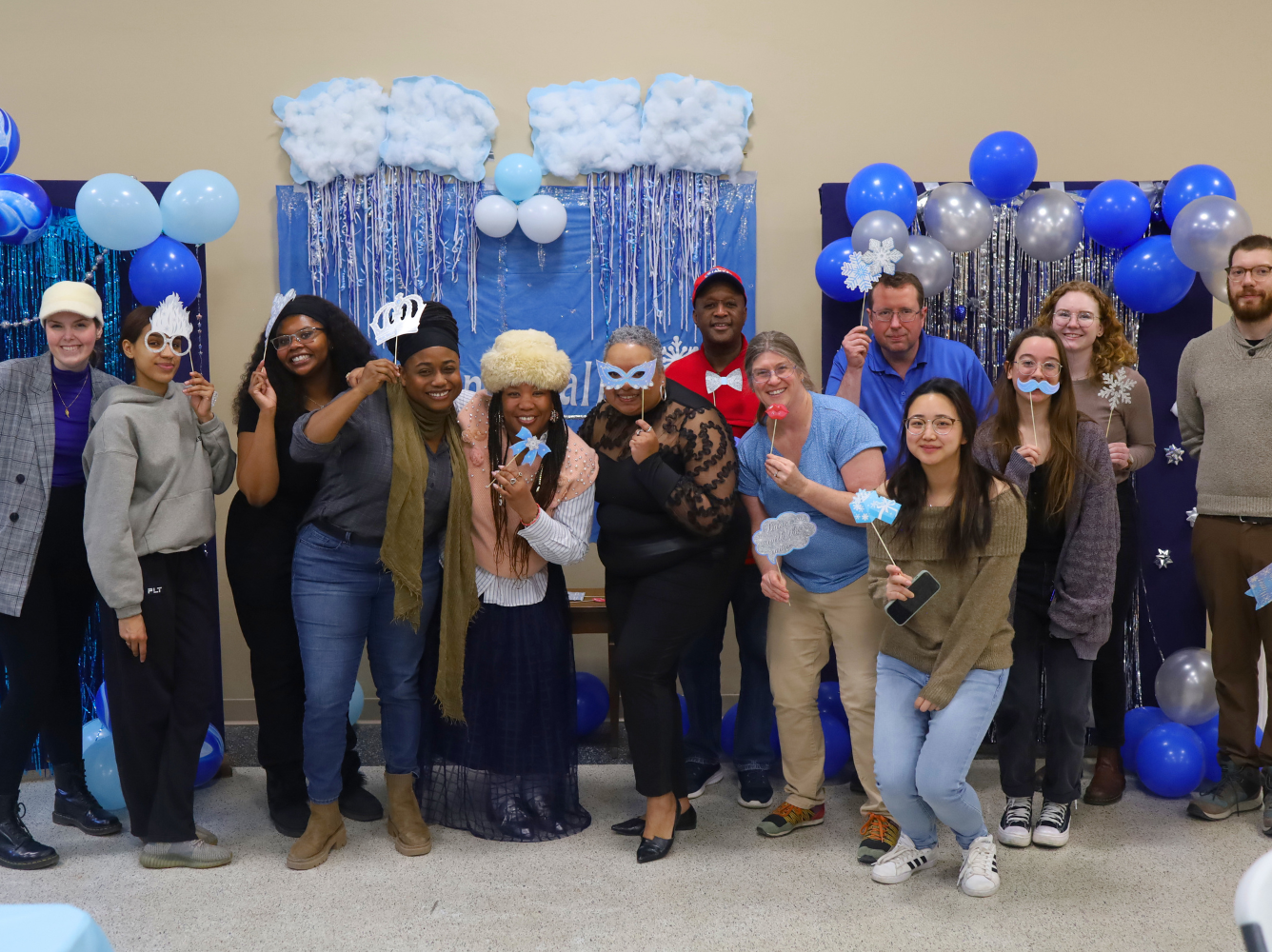 Snow Ball volunteers and staff